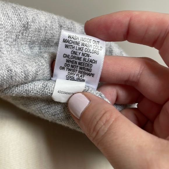 Croft&Barrow Heather grey open front cardigan - Picture 5 of 5